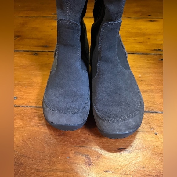 Salomon Emmy waterproof insulated brown suede women’s shoes size 6 - Picture 7 of 10